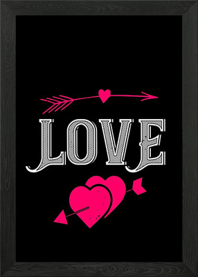 love you Framed Wall Art Poster Canvas Print Picture