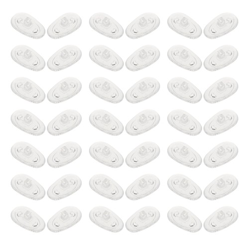 50 Pcs Silicone Nose Pads Replacement for Glasses Bridge Eyeglass Cushion