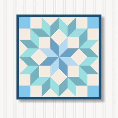 Barn Quilt Square, 8 Sizes, Outdoor & Indoor Wall Art, Home Decor, BQ103-11