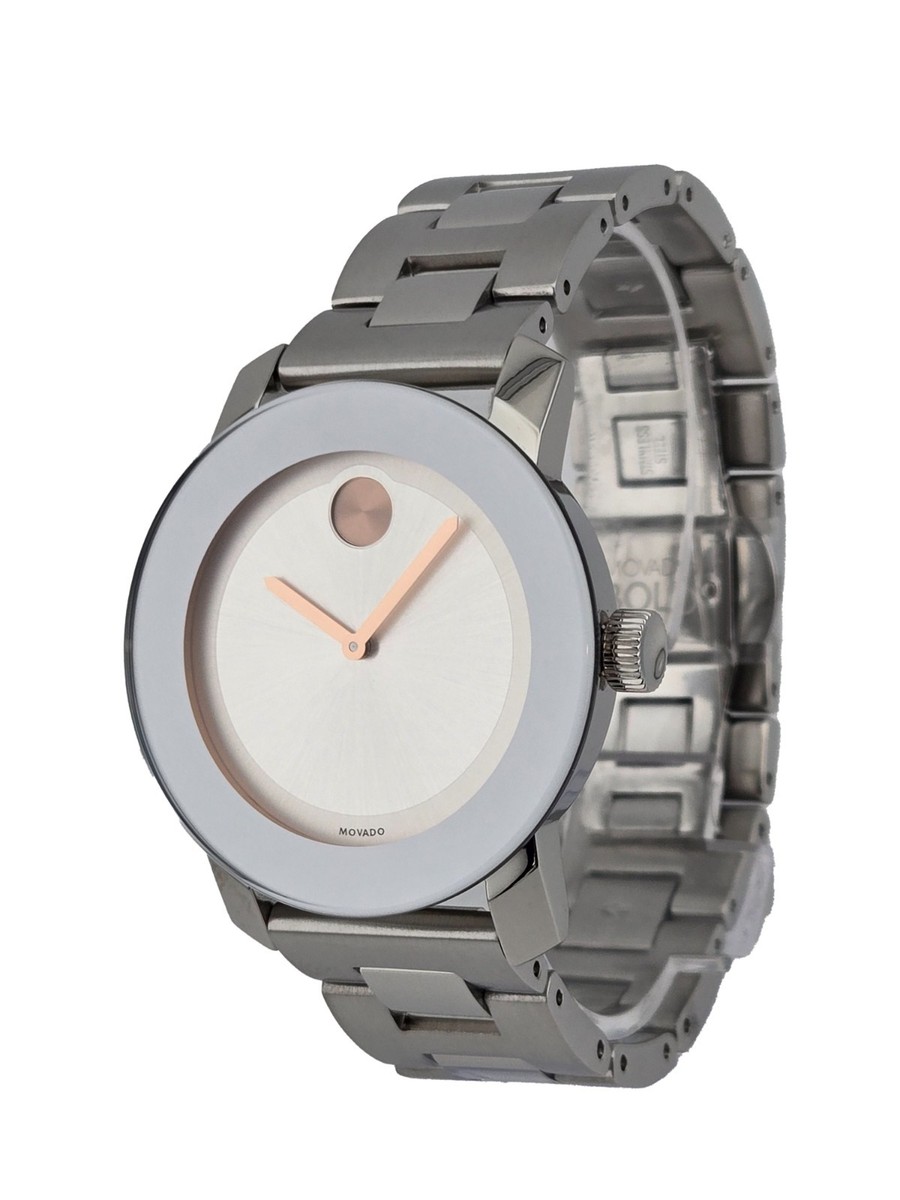 Movado Bold 3600084 Silver Dial Stainless Steel Women display picture 1