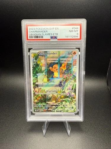 2023 POKEMON SVP EN-SV BLACK STAR PROMO #044 CHARMANDER PSA 9
