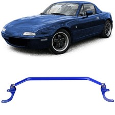 Aluminium Domstrebe Blau vorne 3tlg verstellbar für Mazda MX-5 NA NB 1989-2000