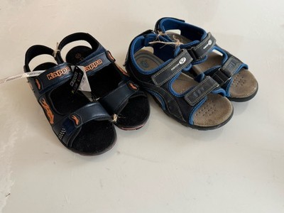 2 Paar Sandalen Jungs Gr.34, Kappa Neu, GEOX Gebraucht