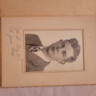 Lot 3 Vintage Original Black & White Mounted Matted Portrait Photos Signed — photo 3