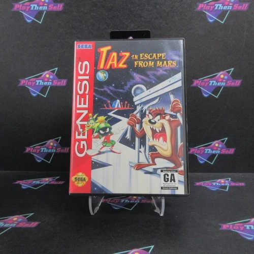 Taz in Escape from Mars Sega Genesis Complete - 1 Year Warranty EX Cond