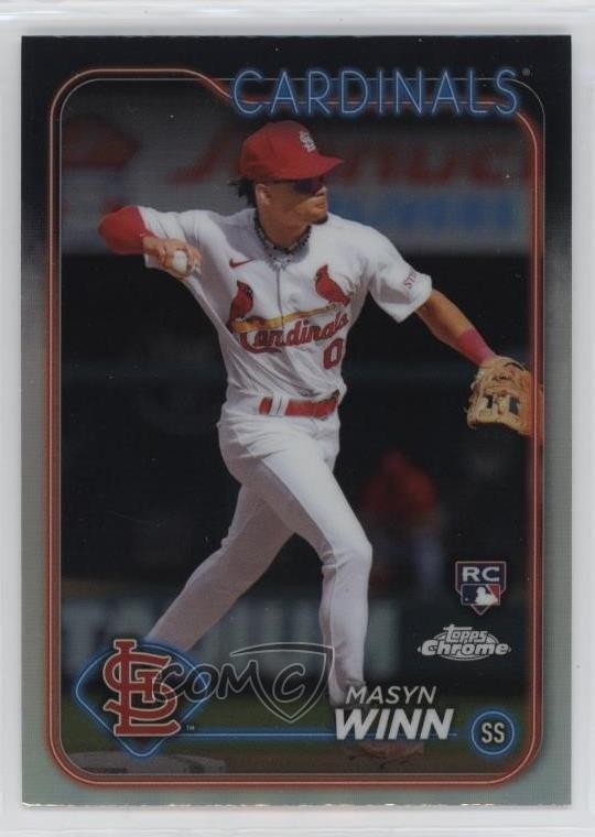 2024 Topps Chrome Refractor Masyn Winn #189 Rookie RC 1qd7