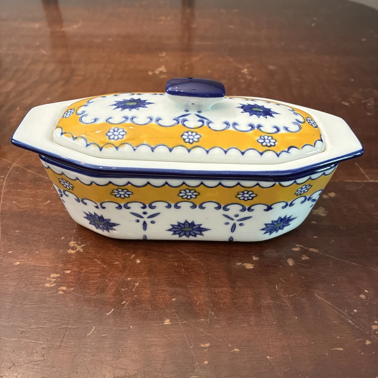 Butter Keeper With Lid French Style, Vintage Butter Boat By Cook Street Inc EUC