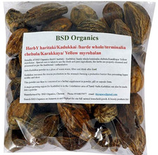 Organic Herbs haritaki/Ink Nut/Kadukkai/harde whole| Get Rid Of Dark Circle 50g