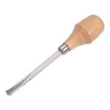 8mm Tip 5" Length Carbon Steel Triangle Wood Carving Chisels