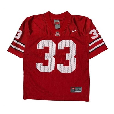 Alter 5 Ohio State Buckeyes Nike Fußballtrikot - klein rot Polyester