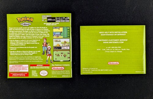 Pokémon LeafGreen Version Nintendo Game Boy Advance GBA CIB TESTED - Picture 14 of 20