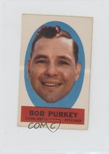 1963 Topps Peel-Offs Bob Purkey (Peeling Directions) 8d2