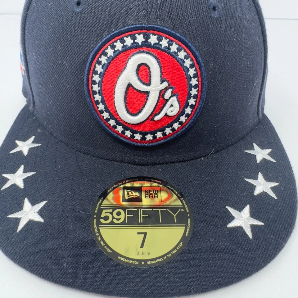 New Era 59Fifty Baltimore Orioles Fitted Hat Cap Size 7 All Star Game 2018 NWT - Image 2 of 4