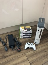 Xbox 360 Console Bundle 60GB - 1 Controller, 10 Games - Working