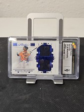 MICHAEL BRANTLEY 2021 FLAWLESS BASEBALL Sapphire Dual Patches /7 CSG Mint 9