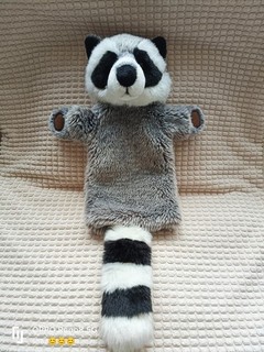 The Puppet Company Plush Raccoon Hand Puppet Soft Plush Hand Puppet