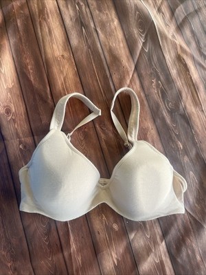 Barely There Nude Bra Size 34C Style 4284 Cotton Soft Tag Free Soft Cup