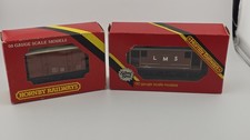 Hornby OO Gauge R.242 Ventilated Van Wagon R.098 LMS 20 Ton Goods Brake Van