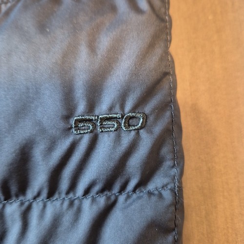 The North Face Down Insulated Dk Blue Mens Puffer Jacket 550 Medium Full Zip - Picture 8 of 23