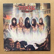 ANGEL WHITE HOT LP WITH INNER SLEEVE 1977 - NICE COPY - CORNER CUT