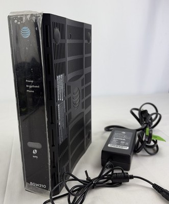NEW AT&T Arris BGW210 Gateway WiFi Modem Router Broadband & Power Cord -No Box