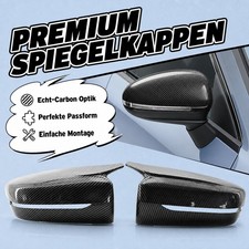 Carbon Look Deckel 2x Spiegelkappen F�r BMW G30 G31 G11 G14 G15 Schwarz Kappen