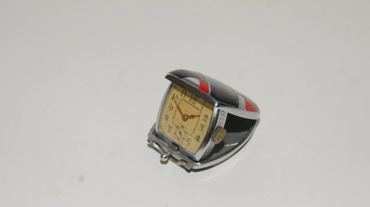 Montre De Poche Junghans Années 1930-40, Double Or 20 Microns - Occasion Très Bon état, Fonctionne Parfaitement