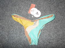 PQ PILYQ NEW W/TAGS DIV-265T WOMENS SMALL WAVE BOTTOM TEENY BIKINI