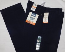 DOCKERS Workday Khaki Pants Straight Smart 360 Flex Waist 4 Way Stretch Black