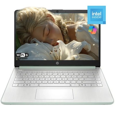 HP Laptop 14 in HD 4 core Intel N150 128GB UFS Up To 16GB DDR4 RAM - open box