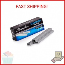 Swingline  Standard Staples, 1/4", Full Strip, Box of 5,000