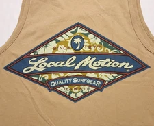 Vintage 1990s Local Motion Quality Surfgear Surf Tank Made in USA Large Shirt