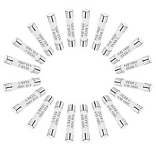 Ceramic Cartridge Fuses 25A 500V 6x30mm Fast Blow for Energy Saving Lamp 20pcs