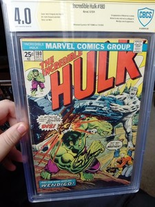 Incredible Hulk #180 CBCS 4.0 First Wolverine Signed By Creater Roy THOMAS
