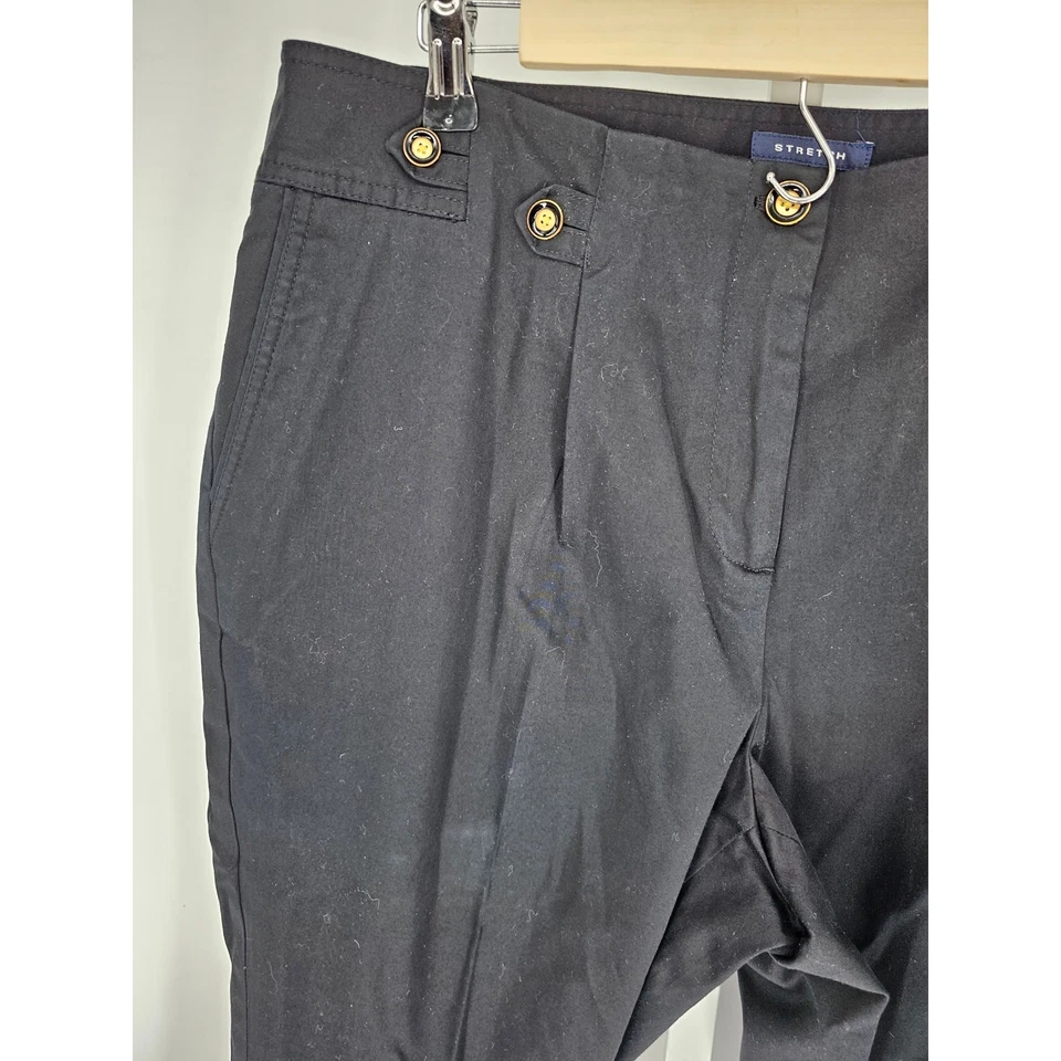 Jones New York Signature Women's Black Stretch High-Rise Slim Leg Pant Size 16W - Image 2 of 4