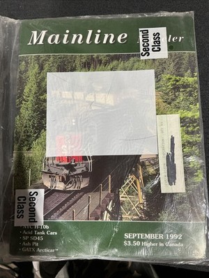 Mainline Modeller Magazine! September,1992! Excellent Condition!