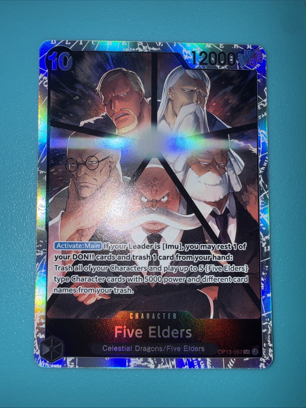 Five Elders OP13-082 Character One Piece Bandai 12000 Power 10 Cost