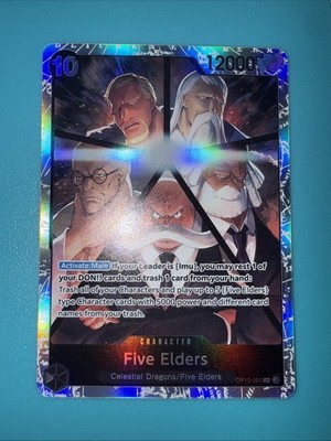 Five Elders OP13-082 Character One Piece Bandai 12000 Power 10 Cost