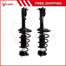 2x Rear For 2000 - 2005 Hyundai Accent Struts & Shocks Coil Springs Assembly