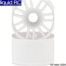 Kyosho MZH131W-W2B Mini-Z Rays Re30 Multi Wheel Ii (White) (2) (Wide) (2mm