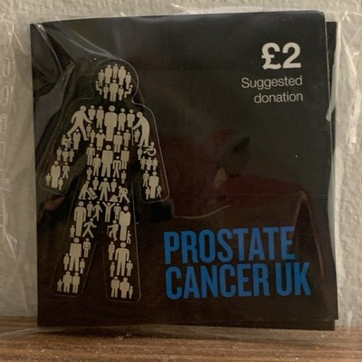 Prostatakrebs UK Männer United Emaille Pin Anstecker neu versiegelt