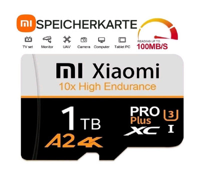 XIAOMI micro SD Karte 4K Speicherkarte 1TB - inklusive SD Adapter