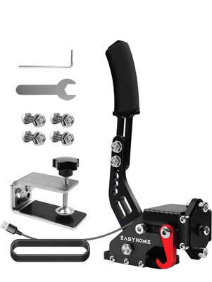 Für Logitech G25/G27/G29 T300 PC USB Games Handbremse 14BIT Handbrake mit Klemme