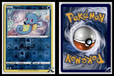 HORSEA REVERSE HOLO LOST ORIGIN 035/196 NM/M C POKEMON E012