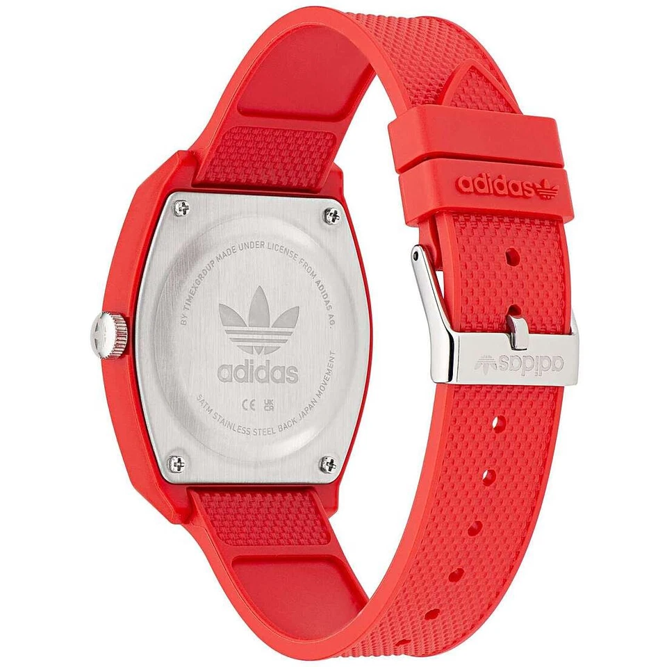 Reloj Pulsera ADIDAS STREET PROJECT TWO AOST23051 Silicona Rojo Foto 2 de 3