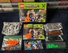 LEGO 21113 Minecraft The Cave Long Retired Visually Complete Set