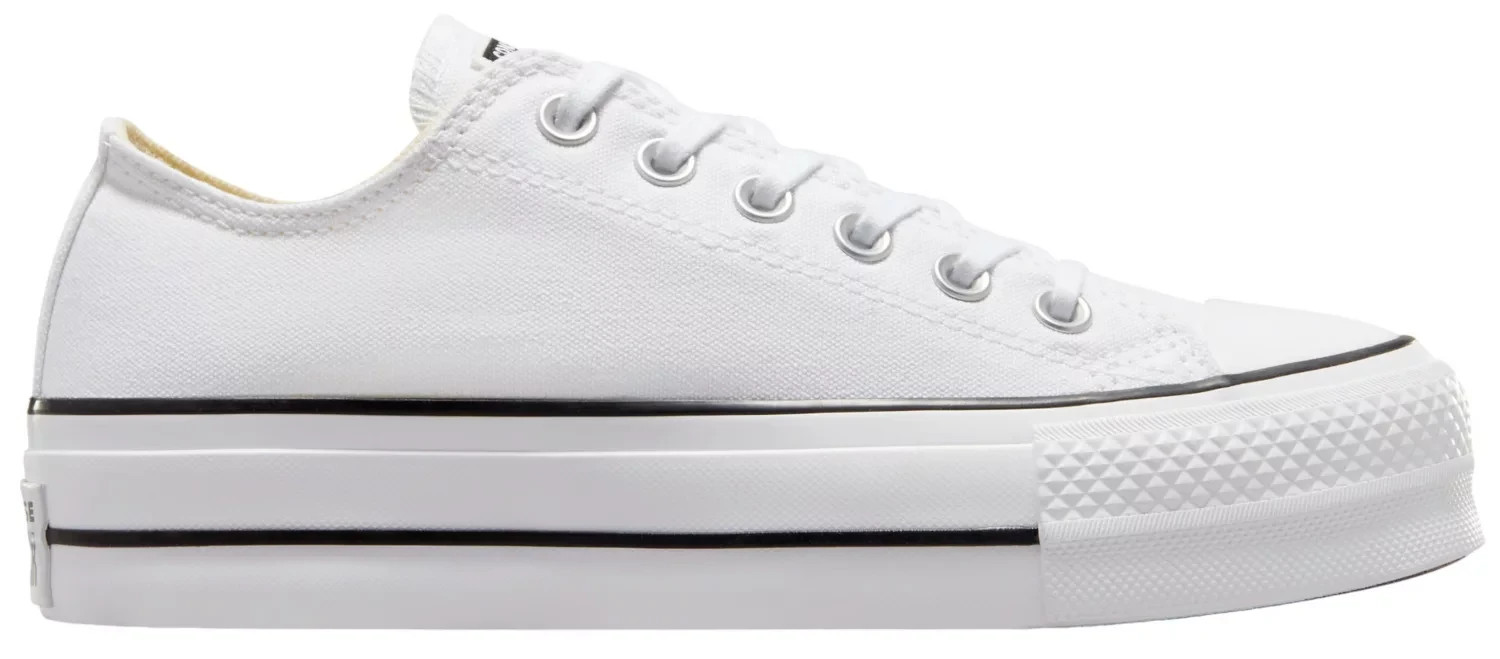 Converse Chuck Taylor All Star Lift Platform Low Top Shoes ,White, Freeshipping!