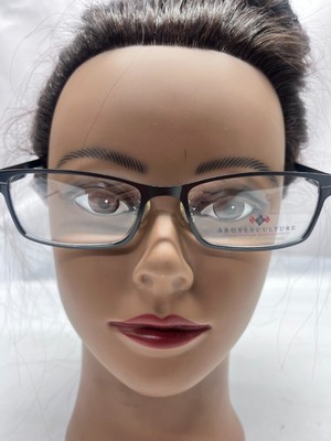 Russell Simmons Argyleculture AC BIX Eyeglass Frames, 55-17-150, Black, No Case