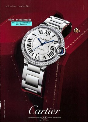 CARTIER Luxury Watches 1-Page PRINT AD 2009 Ballon Bleu de Cartier