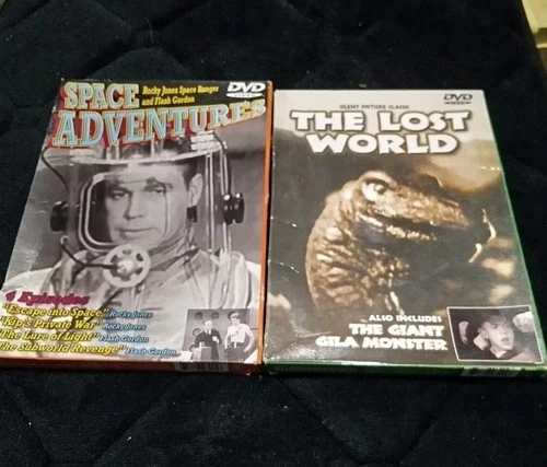 PC TREASURES INC. DVD LOT OF 2 FLASH GORDON SPACE ADVENTURES & THE LOST WORLD 